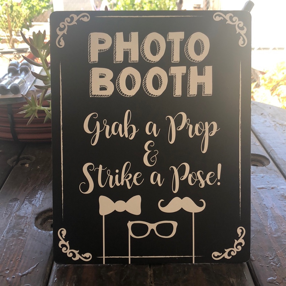 Photo Booth Sign
